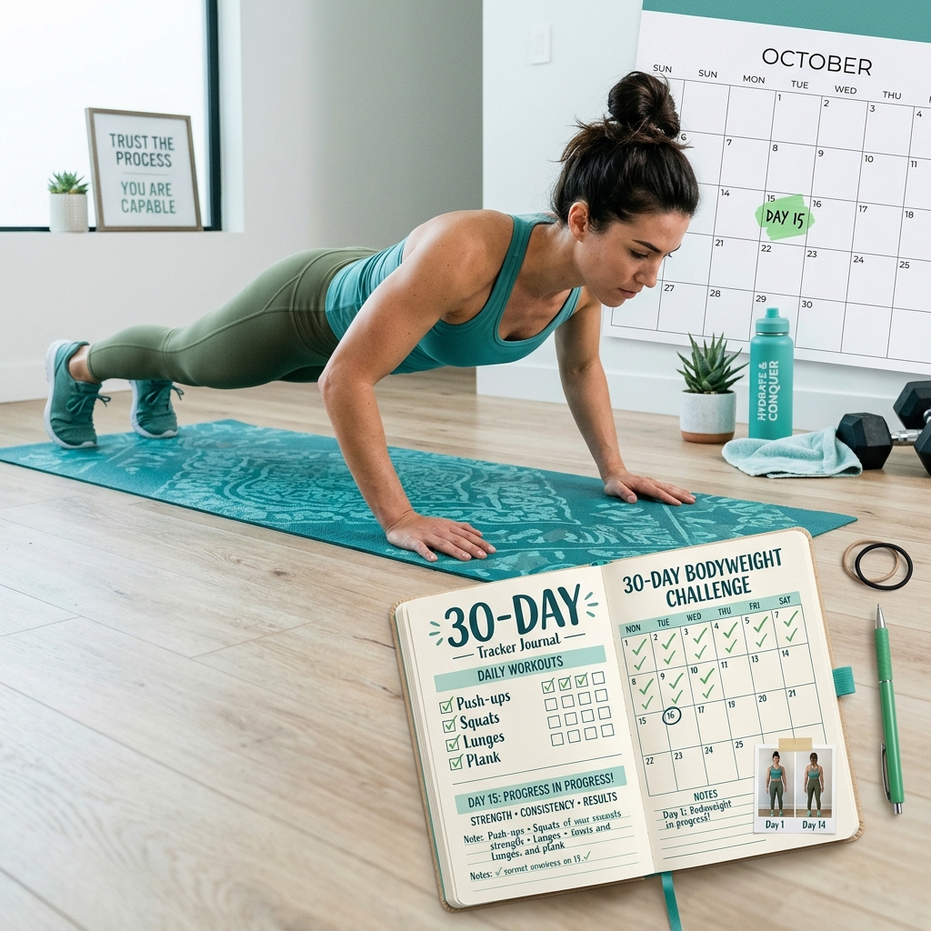 30-Day Bodyweight Challenge: Transform Your Body at Home